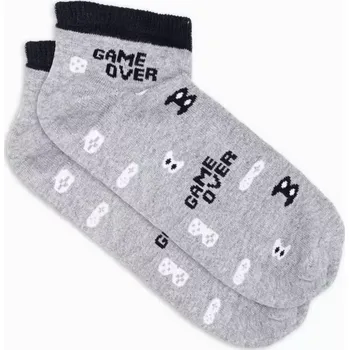 Pánské ponožky Ponožky OMBRE U177 GREY/BLACK 39/42