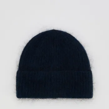 Čepice Reserved - Čepice s vlnou a mohérem - ocelově modrá - 191FD-95X - 191FD-95X-ONE