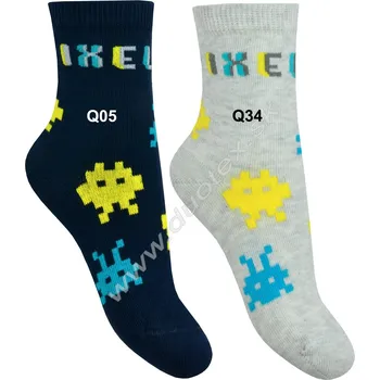 WOLA Dětské ponožky w24.p01-vz.164 Barva: B79, Velikost: 21-23(14-15)