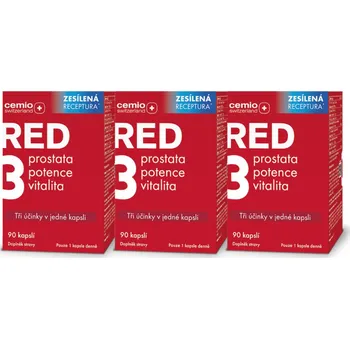 Cemio RED3 cps. 90 NOVÝ - balení 3 ks