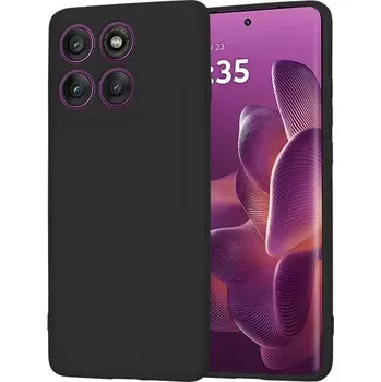 Pouzdro na mobilní telefon Kryt Motorola EDGE 60 Pro, Techsuit SoftFlex - black