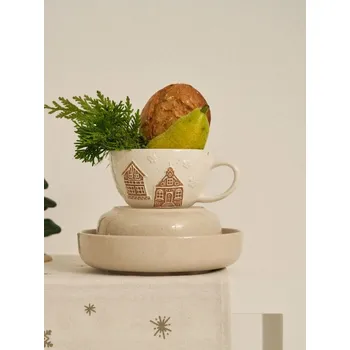 Stolování Sinsay - Hrnek s vánočním motivem - bílá - 373GV-00X - 373GV-00X-ONE