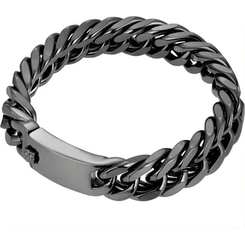 Náramek IZMAEL Pánský Náramek Černá/19.5cm KP38851