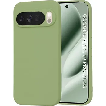 Pouzdro na mobilní telefon Kryt Google Pixel 10 Pro XL, Techsuit SoftFlex - matcha