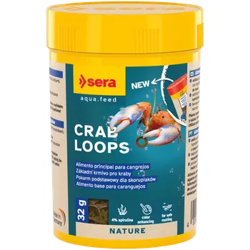 Krmivo pro rybičky Sera Crab Loops 100ml pro sladkovodní i mořské korýše (Sera crabs nature 100ml)