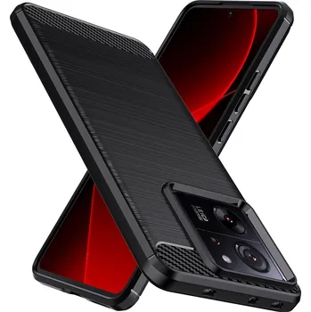 Pouzdro na mobilní telefon Techsuit Kryt Xiaomi 13T / 13T Pro, Armored Carbon black