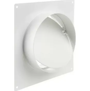 Ventilace 3531 Spojka vnitřní 150 mm s montážním rámečkem 204 x 188 mm a zpětnou klapkou DALAP