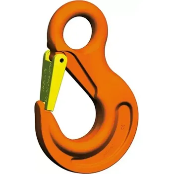 zvedák HSW PEWAG G100 hák s okem a západkou – univerzální bezpečný hák pro řetězy22 mm 19 000 HSW 22