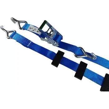 Upínací popruh Upínací popruh 3 s klasickým J hákem, krátká račna, délka 3 m, Modrý3 m 50 mm 2022