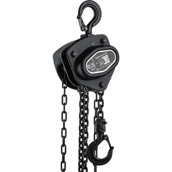 DELTA BLACK ruční řetězový kladkostroj250 1 10 m Stříbrná