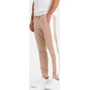 Oblečení a móda Pánské tepláky OMBRE OM-PASK-0229 BEIGE M