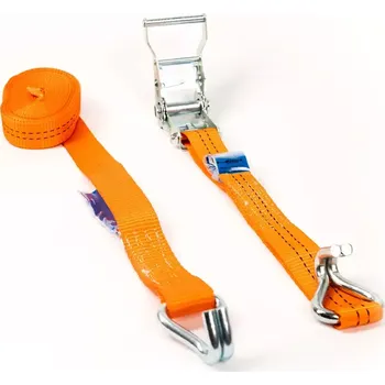 Upínací popruh Kurta 2000 kg, Upínací popruh s ráčnou dvoudílný s hrotovými háky,4 m 35 mm 2025