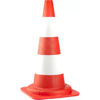 Dopravní značení Dopravní kužel tvrzený PE, 34 a 54 cm54 cm Červeno-Bíla