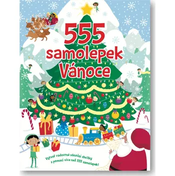 interaktivní kniha Svojtka 555 samolepek - Vánoce