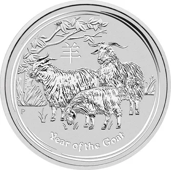 Stříbrná mince 1 Kg Lunar Series II Year of the Goat 2015