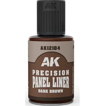 AK Interactive Precision Pane Liner AK12104 - Dark Brown 30ml (AK)