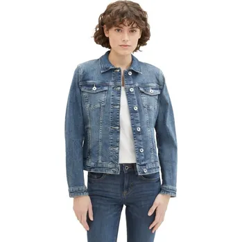 TOM TAILOR® DÁMSKÁ DENIMOVÁ BUNDA- DARK USED S