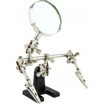 Sada nářadí Kraft&Dele KD10454, Pájecí držák | třetí ruka s lupou