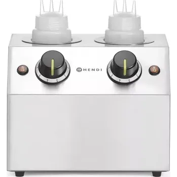 Ohřívač nápojů Dvojitý ohřívač omáček, objem 1,3 l HENDI 201725