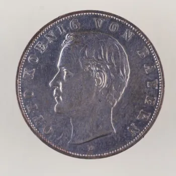 Otto – 3 marky D, Bavorsko 1910 16,67 g