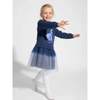 Dívčí šaty Sinsay - Teplákové šaty s tylem Frozen - vícebarevná - 976DV-MLC - 976DV-MLC-140
