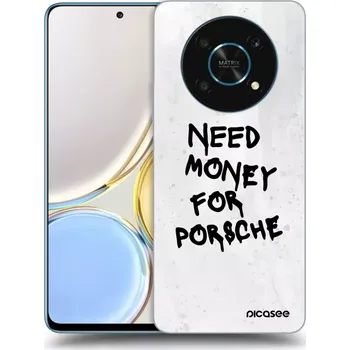 Pouzdro na mobilní telefon Picasee silikonový průhledný obal pro Honor Magic4 Lite 5G - White Dollar