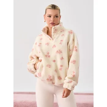 Dámská móda Sinsay - Mikina sherpa se stojáčkem - jiné - 452HN-01K - 452HN-01K-L