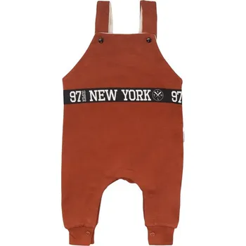 Mamatti Kojenecké láclové tepláčky, dupačky, Baby Fox - hnědé Velikost: 68 (3-6m)