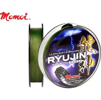 Momoi - Šňůra Ryujin 0,10mm / 9kg / 150m - Tmavě zelená