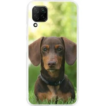 Pouzdro na mobilní telefon Gelový obal mmCase na mobil Huawei P40 Lite - hnědý jezevčík