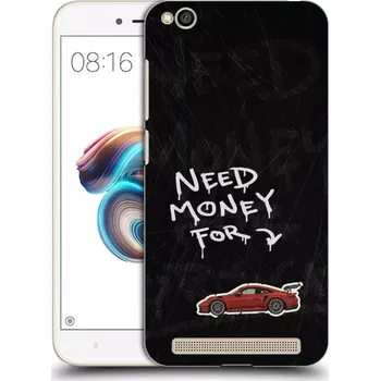 Pouzdro na mobilní telefon Picasee silikonový černý obal pro Xiaomi Redmi 5A - Track Mode