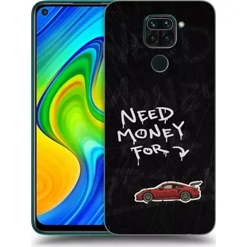 Pouzdro na mobilní telefon Picasee silikonový černý obal pro Xiaomi Redmi Note 9 - Track Mode