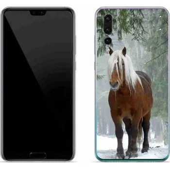 Pouzdro na mobilní telefon Gelový obal mmCase na mobil Huawei P20 Pro - kůň v lese