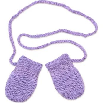 Kojenecký body Baby Nellys Kojenecké rukavičky pletené, zimní - lila Velikost koj. oblečení: 56-68 (0-6 m)