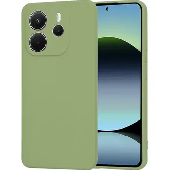 Pouzdro na mobilní telefon Kryt Xiaomi Redmi Note 14 4G, Techsuit SoftFlex - matcha