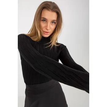 Dámský svetr Vinceotto Rolák černý Velikost: UNI
