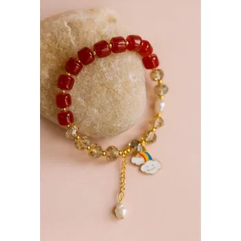 Náramek Náramek s přívěškem duhy