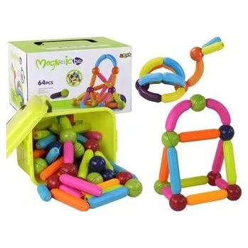 Stavebnice Geomag Klocki magnetyczne w kuferku 64el