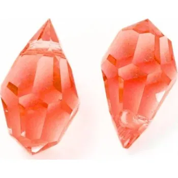 Korálek CZ MC perla drops 10/6mm light siam 90080