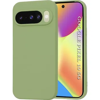 Pouzdro na mobilní telefon Kryt Google Pixel 10 / 10 Pro, Techsuit SoftFlex - matcha