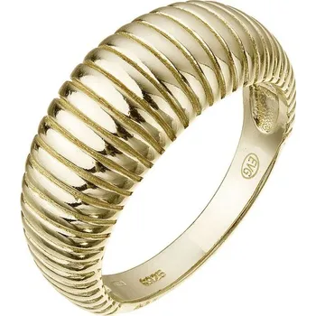 Prsten Pozlacený prsten vroubkovaný 65025 52