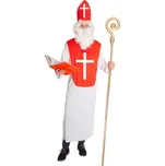 Kostým Mikuláš červený, jednoduchý - Fiestas