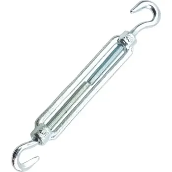 Šroub Lanový napínák hák–hák DIN 1480, napínač pozinkovanýM6