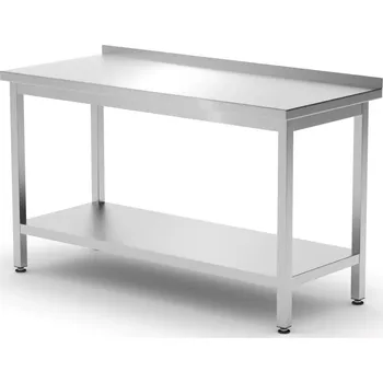 Dílenský stůl Nástěnný pracovní stůl s policí HENDI 811481