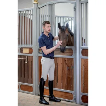 Jezdecké kalhoty Catago Rajtky jezdecké Nero CATAGO, s gripem, pánské, monument 40