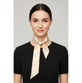 Šátek Aradesa Hedvábný šátek Noir-14