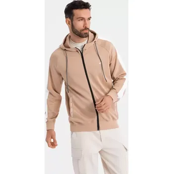 Pánská mikina Pánská mikina OMBRE OM-SSZP-0210 BEIGE L