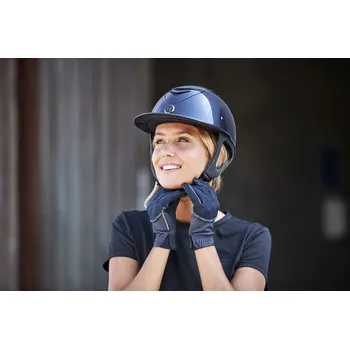 Jezdecké rukavice Catago Rukavice Hybrid CATAGO, navy 8