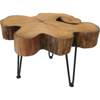 Konferenční stolek Mechdekor Akátový stolek průměr 55cm