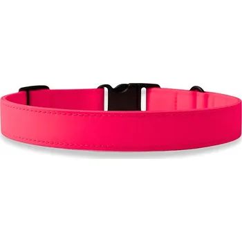 Obojek pro psa PafDog Softshellový obojek pro psy - neonově růžový S